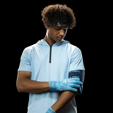 FUNDAMENTALS | 1/4 Zip S/S Hoodie | Baby Blue