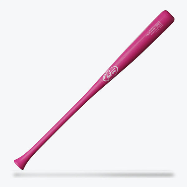 Pink Tater baseball bat with custom name engraving, ideal for players of all ages