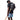 Athlete in a black hoodie and Glitch conditioning shorts with a Tater backpack and bat