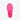 Back of the hot pink KONG sliding mitt showing the textured grip palm and perforated wrist wrap