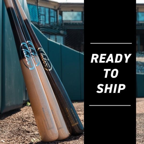 Stock Wood Baseball Bats Ready to Ship Manufactured by Tater Baseball