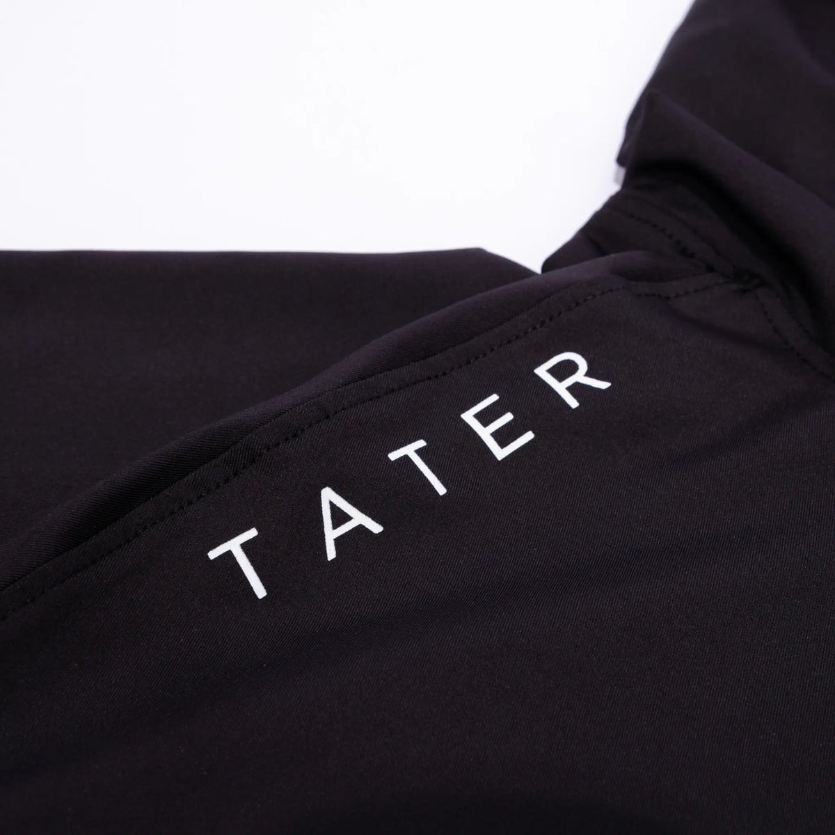 FUNDAMENTALS Fitted S S Hoodie Black Tater Baseball