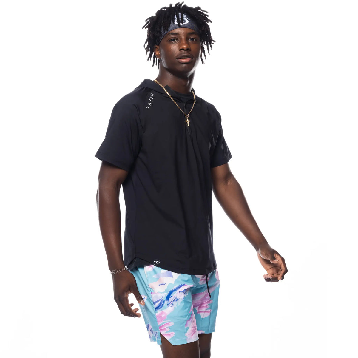 Patterned athletic best sale shorts