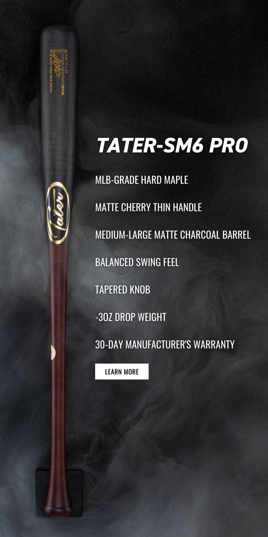 Tater Baseball - Premium Wood Baseball and Equipment