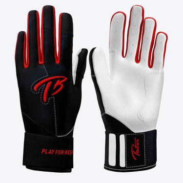Long Cuff Batting Gloves | Midnight Inferno