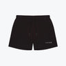 Black Fundamentals conditioning shorts with drawstring and TATER logo