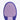 Close-up of the chevron-pattern grip palm on the purple KONG sliding mitt