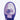 Close-up of the lavender Kong gorilla graphic blowing a purple bubblegum bubble on the purple Tater KONG sliding mitt