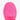 Close-up of the chevron-pattern grip palm on the hot pink KONG sliding mitt