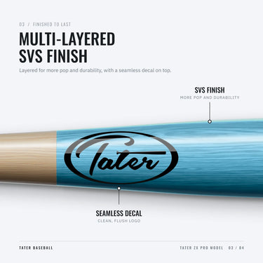 Black Tater oval logo under the multi-layered SVS finish on the XZ Pro barrel